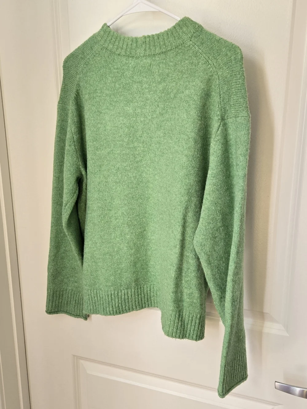 American Eagle Green Fluffy Knit Sweater Sz S - Picture 7 of 12